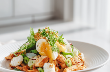 Easy High Protein Chicken Bowl