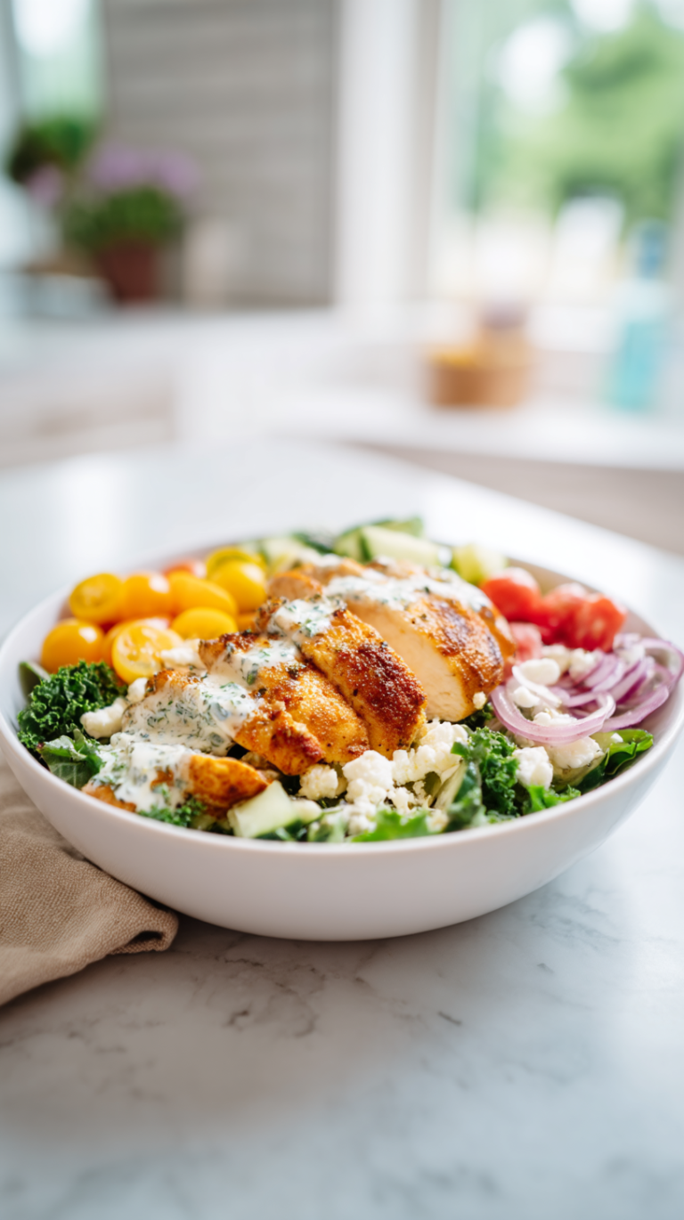 High Protein Chicken Lunch Meal Prep Bowl