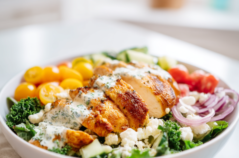 High Protein Chicken Lunch Meal Prep Bowl
