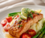 High Protein Low Calorie Salmon Dinner